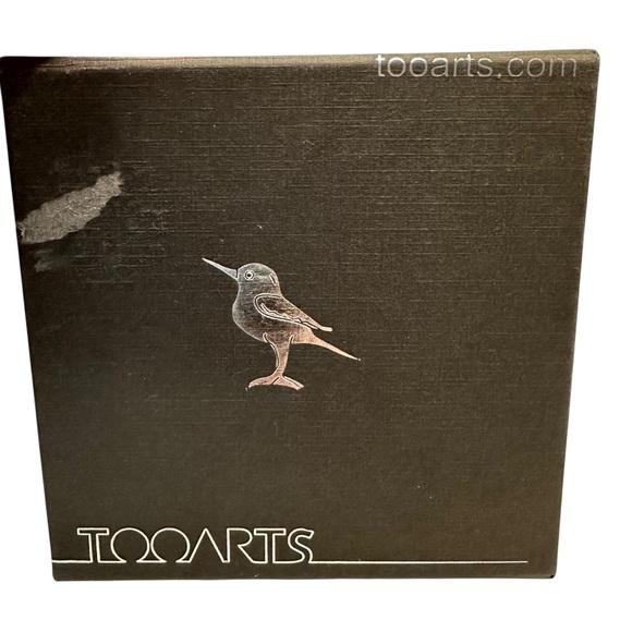 Too Arts Hand Blown Glass Bird Figurine Multicolor Ornament Gift NIB - Picture 8 of 11